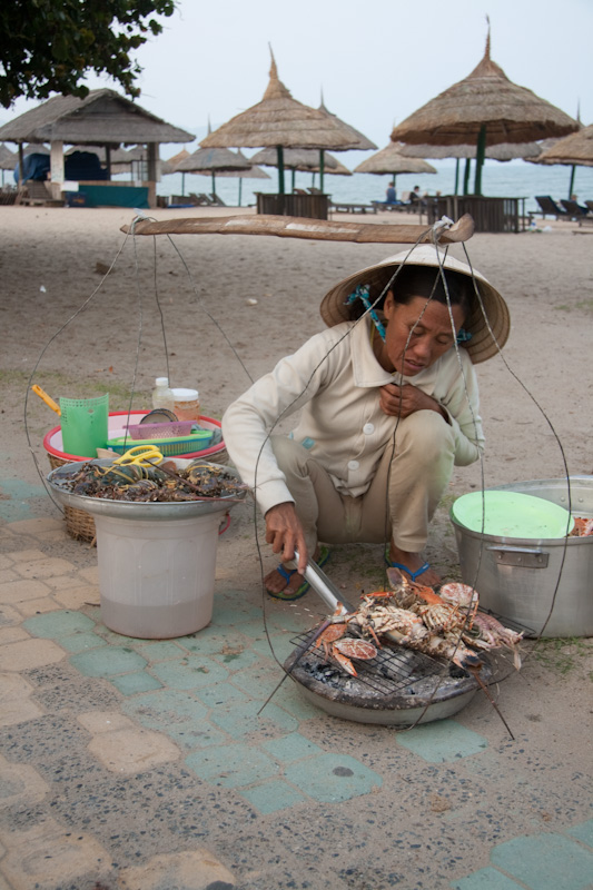 Nha Trang, Hommard grillés sur la plage
