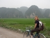 Baie d\'Halong terrestre, Ninh Binh, toujours à bicyclette